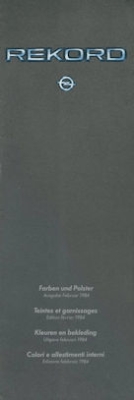 Opel Rekord E Farben 2.1984