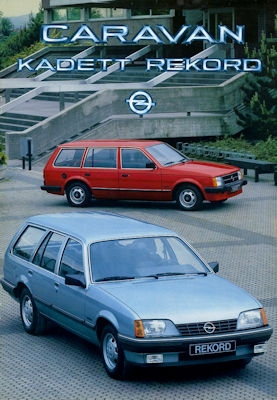 Opel Kadett D Rekord E Caravan Prospekt 1984