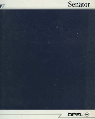 Opel Senator Prospekt 1.1988 nl