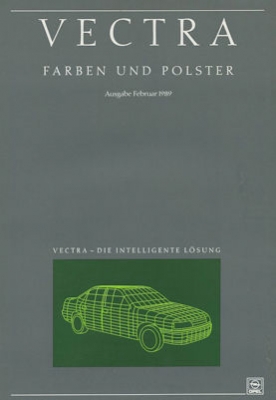 Opel Vectra Farben 2.1989