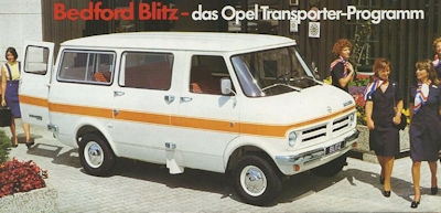 Opel Bedford Blitz Prospekt 9.1976