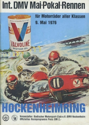 Programm Hockenheimring 9.5.1976