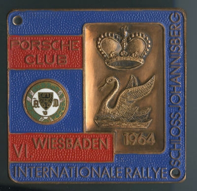 Plakette Porsche Club Wiesbaden 1964