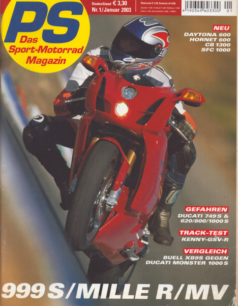 PS Das Sport-Motorrad Magazin 2003 Heft 1