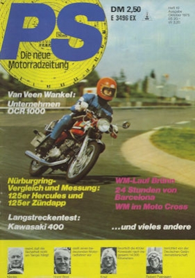 PS Die neue Motorradzeitung 1975 No. 10