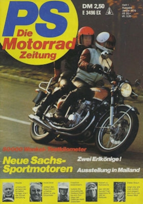 PS Die Motorradzeitung 1976 No. 1