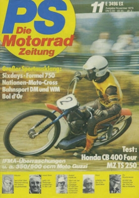 PS Die Motorradzeitung 1976 Heft 11