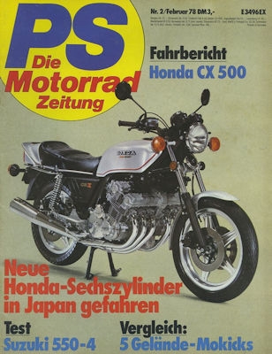 PS Die Motorradzeitung 1978 No. 2