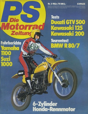 PS Die Motorradzeitung 1978 No. 3