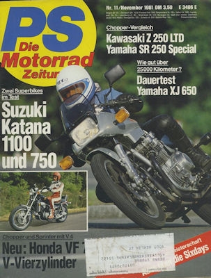 PS Die Motorradzeitung 1981 No. 11