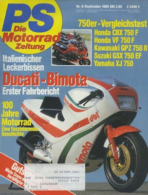 PS Die Motorradzeitung 1985 No. 9