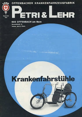 Petri & Lehr Krankenfahrzeuge brochure 1964