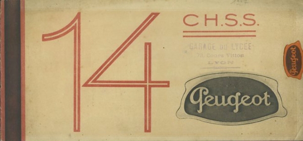Peugeot 14 ch ss Prospekt 10.1926
