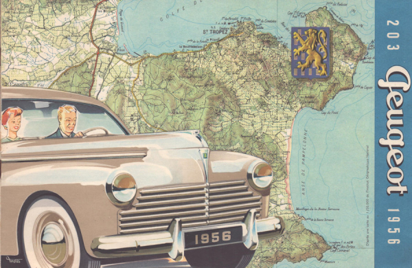 Peugeot 203 Prospekt 1956 f