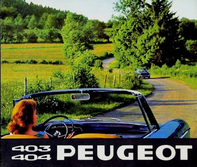 Peugeot program 1965