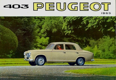 Peugeot 403 Prospekt 1965