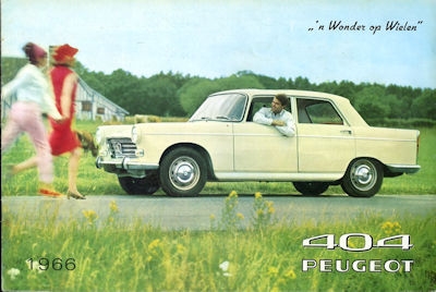 Peugeot 404 Prospekt 1966 nl