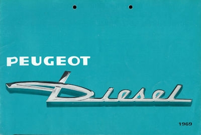 Peugeot Diesel Programm 1969