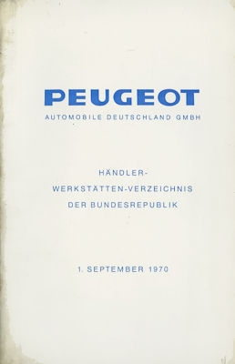 Peugeot 504 Bedienungsanleitung + Mappe 7.1969