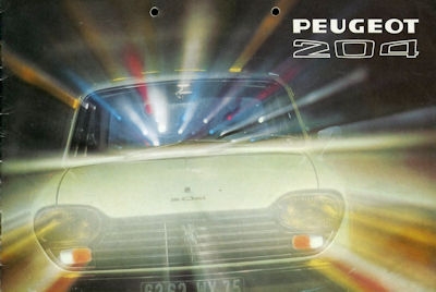 Peugeot 204 brochure 1972