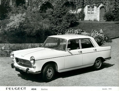 Peugeot 404 Berline Photo 1972