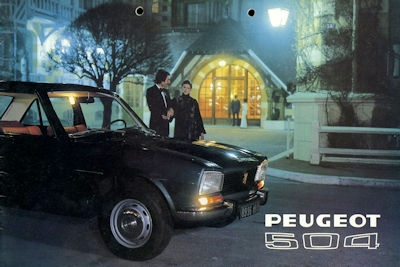 Peugeot 504 brochure 1972