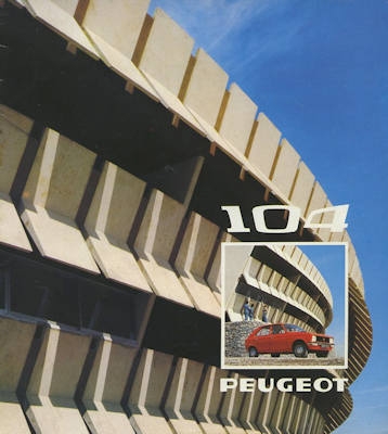 Peugeot 104 brochure 1974