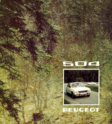 Peugeot 504 brochure 1974