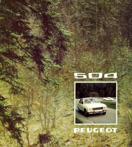 Peugeot 504 Prospekt 1974