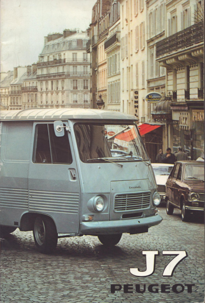 Peugeot J 7 Prospekt 1974