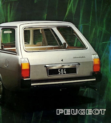 Peugeot 504 Kombi Prospekt 1975