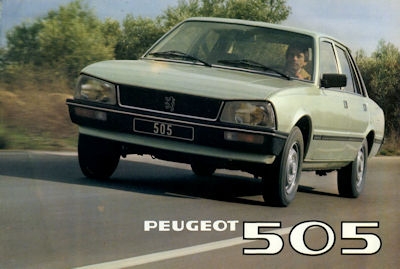Peugeot 505 Prospekt 1980 f