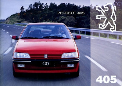 Peugeot 405 brochure 7.1993