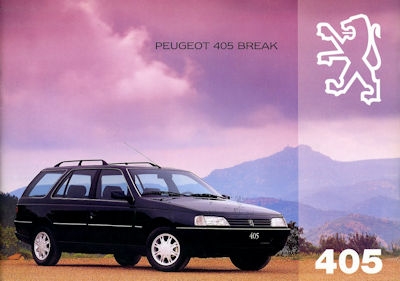 Peugeot 405 Break brochure 7.1993