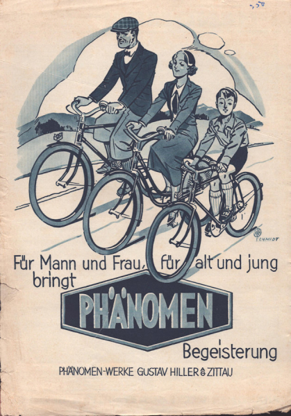 Phänomen Fahrrad Prospekt 5.1936
