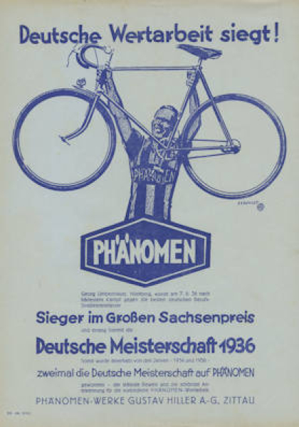 Phänomen Fahrrad Prospekt 6.1936