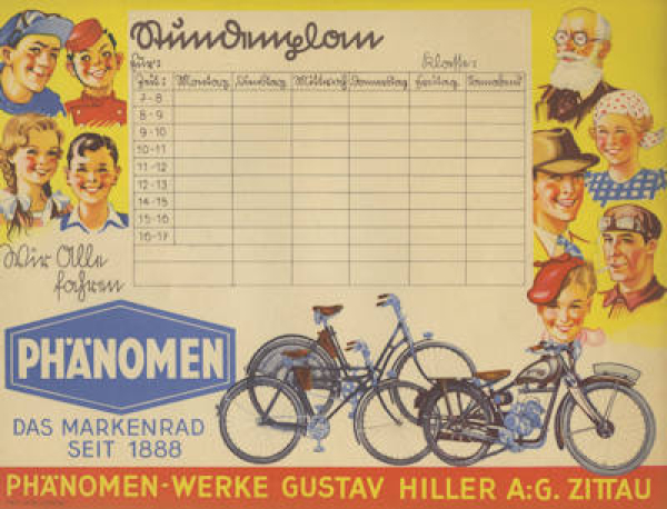 Phänomen Stundenplan 1930er Jahre