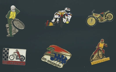 17 original Anstecker Eisspeedway Berlin 1989-2005