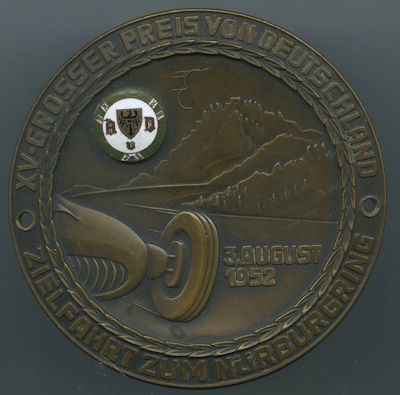 Badge Nürburgring 3.8.1952