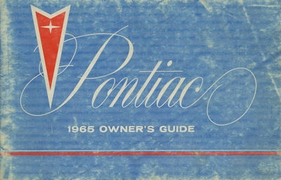 Pontiac Bedienungsanleitung 1965