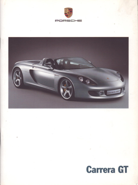 Porsche Carrera GT Prospekt 9.2000