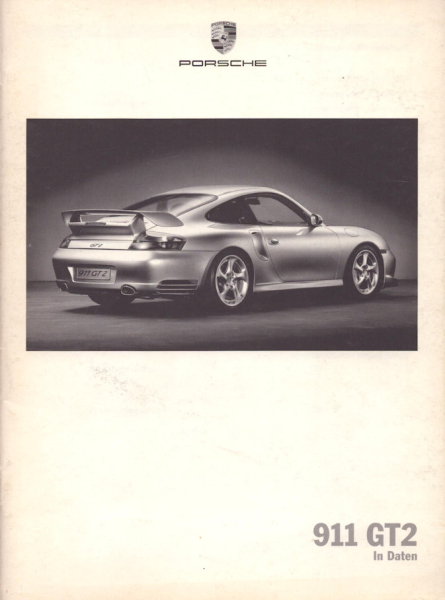 Porsche 911 GT2 Typ 996 Daten-Prospekt 1.2001