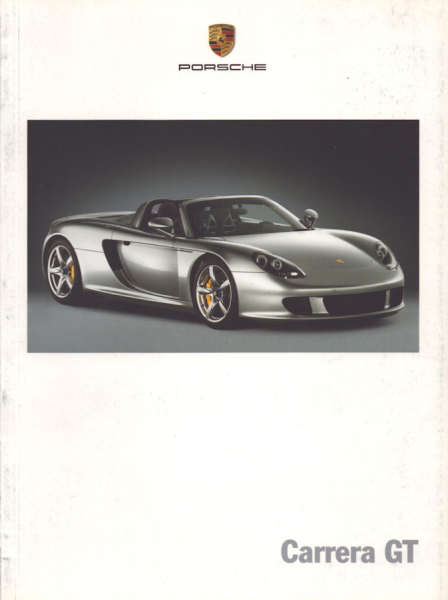 Porsche Carrera GT Prospekt 1.2003