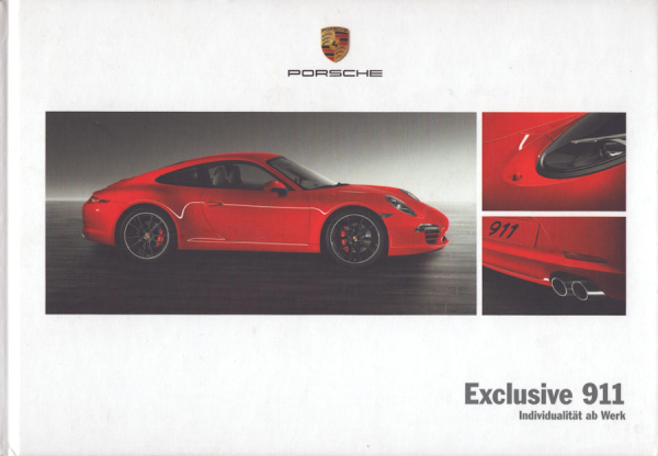 Porsche 911 Typ 997.2 Exclusive Prospekt 6.2011