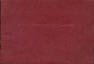 Porsche 356 Bedienungsanleitung 6.1954