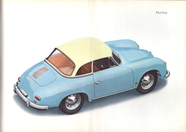 Porsche 356 A Prospekt 9.1958