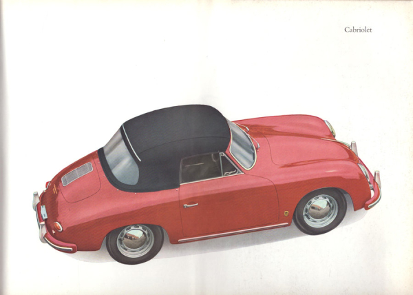 Porsche 356 A Prospekt 9.1958