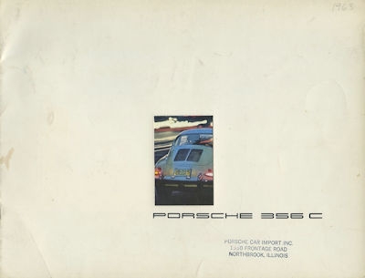 Porsche 356 C Prospekt ca. 1963