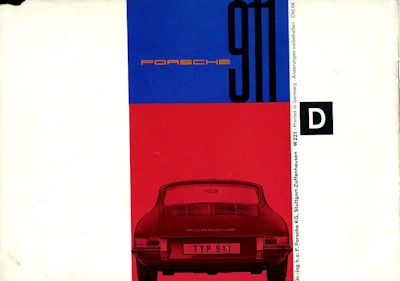 Porsche 911 Prospekt 10.1964