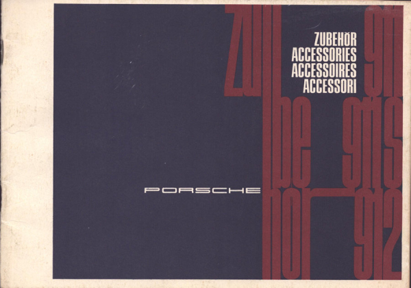 Porsche 911 / 911 S / 912 Zubehör-Katalog 11.1966